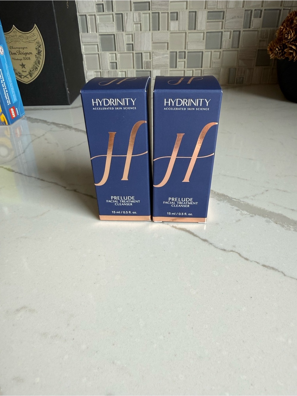 Set of Two Unopened Hydrinity Prelude Facial Treatment Cleanser 15ml Each